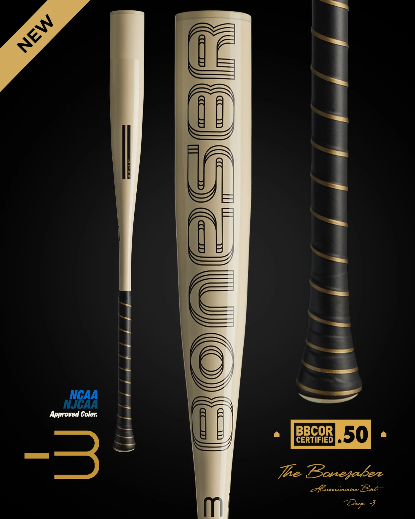 Warstic – BONESABER -3 BBCOR METAL BAT 3 Warstic – BONESABER -3 BBCOR METAL BAT