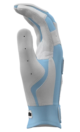 Franklin Custom CFX Pro Batting Gloves – Adult – C. Blue/White 5 Franklin Custom CFX Pro Batting Gloves – Adult – C. Blue/White - Image 3