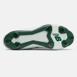 New Balance – White/Green Low-Cut L3000v5 Metal Spikes (L3000OA5) -Baseball Bat Sales L3000OA5 4