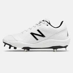 New Balance – White Low-Cut L3000v5 Metal Spikes (L3000SW5)