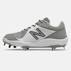 New Balance – Grey/White Low-Cut L3000v5 Metal Spikes (L3000TG5) -Baseball Bat Sales L3000TG5 3