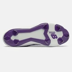 New Balance – White/Purple Low-Cut L3000v5 Metal Spikes (L3000WP5) -Baseball Bat Sales L3000WP5 4