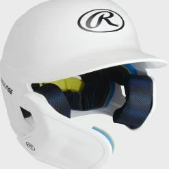 Rawlings MACH Helmet With Adjustable Extension – Left-Handed 15 Rawlings MACH Helmet With Adjustable Extension – Left-Handed -Baseball Bat Sales MA07 White LH