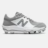 New Balance – Men’s Grey/White 3000v5 Fresh Foam Molded Cleat (PL3000G5)