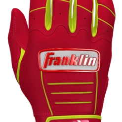 Franklin – Red/Optic Custom CFX Pro Batting Gloves