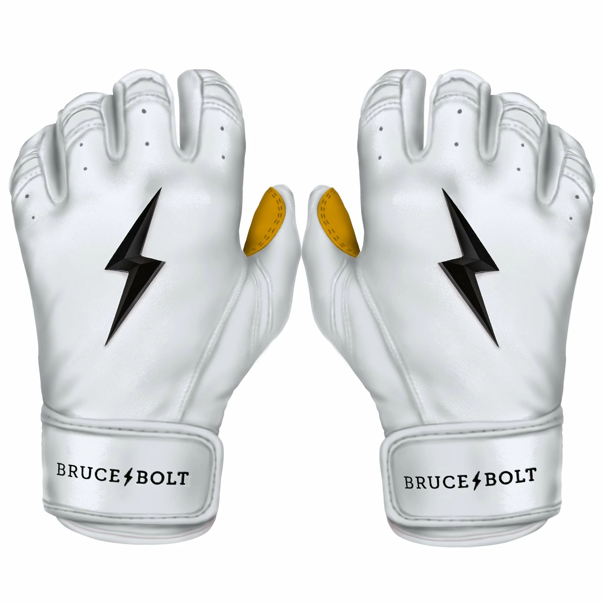 Bruce Bolt – PREMIUM PRO Adult Short Cuff Batting Gloves 3 Bruce Bolt – PREMIUM PRO Adult Short Cuff Batting Gloves