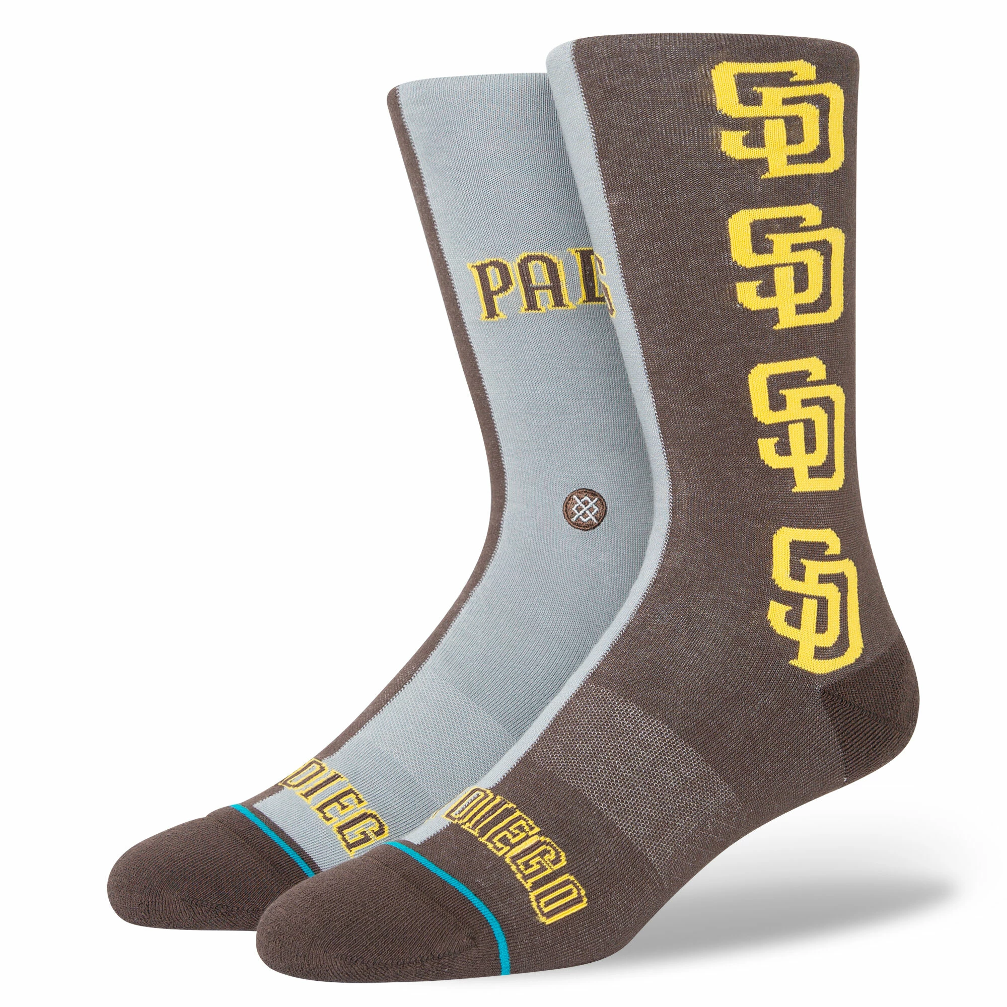 Stance – SAN DIEGO PADRES SPLIT CREW SOCKS 3 Stance – SAN DIEGO PADRES SPLIT CREW SOCKS