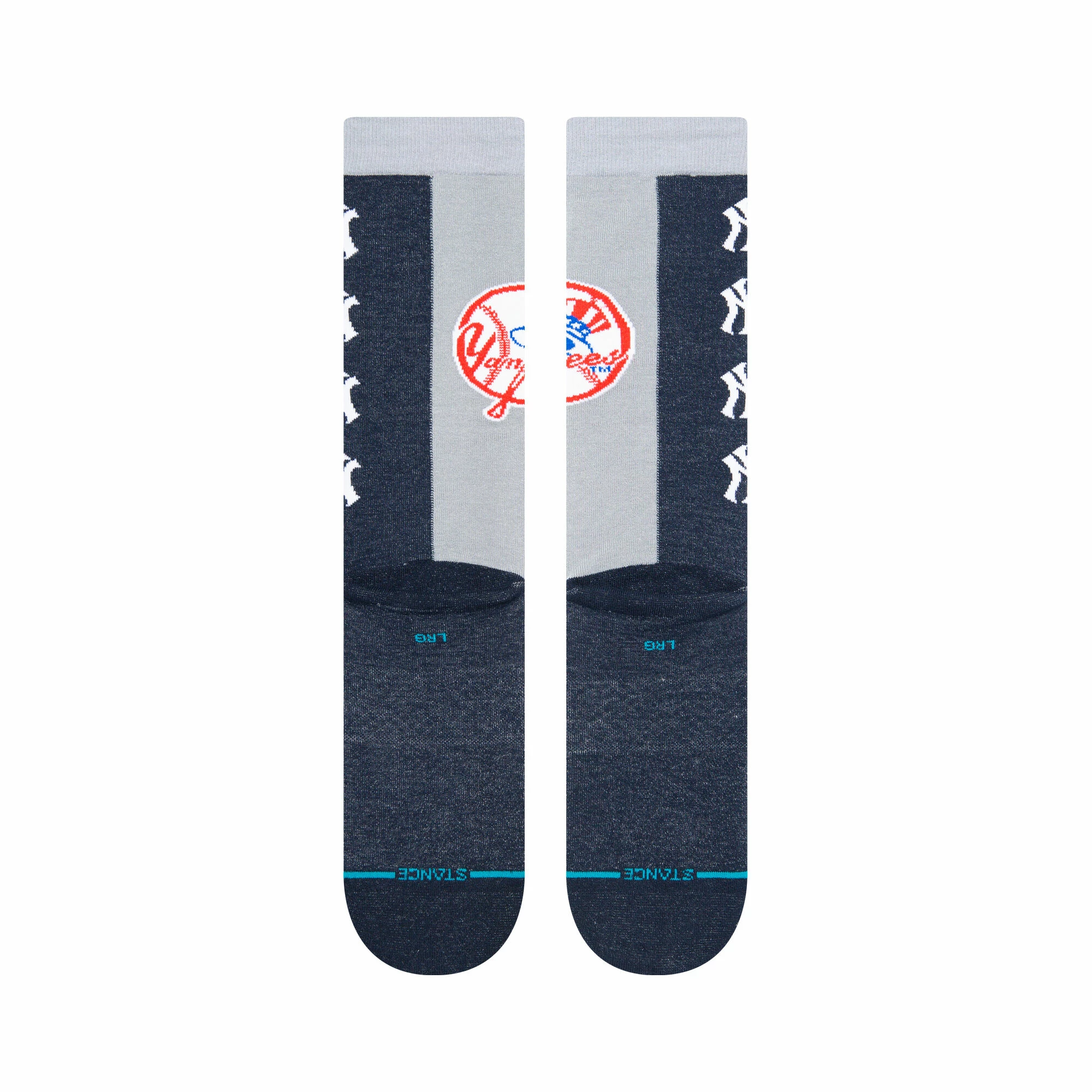 Stance – NEW YORK YANKEES SPLIT CREW SOCKS 5 Stance – NEW YORK YANKEES SPLIT CREW SOCKS - Image 3