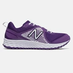 New Balance – Men’s White/Purple 3000v5 Fresh Foam Men’s Turf (T3000WP5)