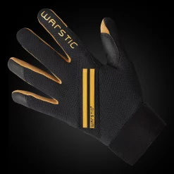 WARSTIC – WORKMAN3 Youth Batting Gloves – Black/Gold Stripes