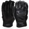 Franklin CFX Pro Chrome Batting Gloves – Adult – Black -Baseball Bat Sales cfx pro Black 1
