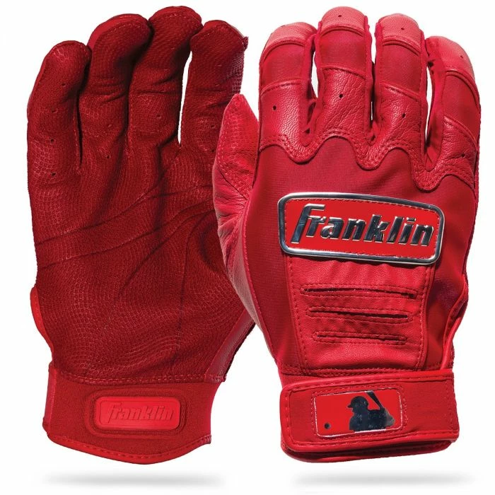 Franklin CFX Pro Chrome Batting Gloves – Adult – Red 3 Franklin CFX Pro Chrome Batting Gloves – Adult – Red