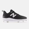 New Balance Black/White L3000v6 Metal Spikes 1 New Balance Black/White L3000v6 Metal Spikes -Baseball Bat Sales l3000bk6 1