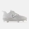 New Balance Grey/White L3000v6 Metal Spikes -Baseball Bat Sales l3000tg6 1