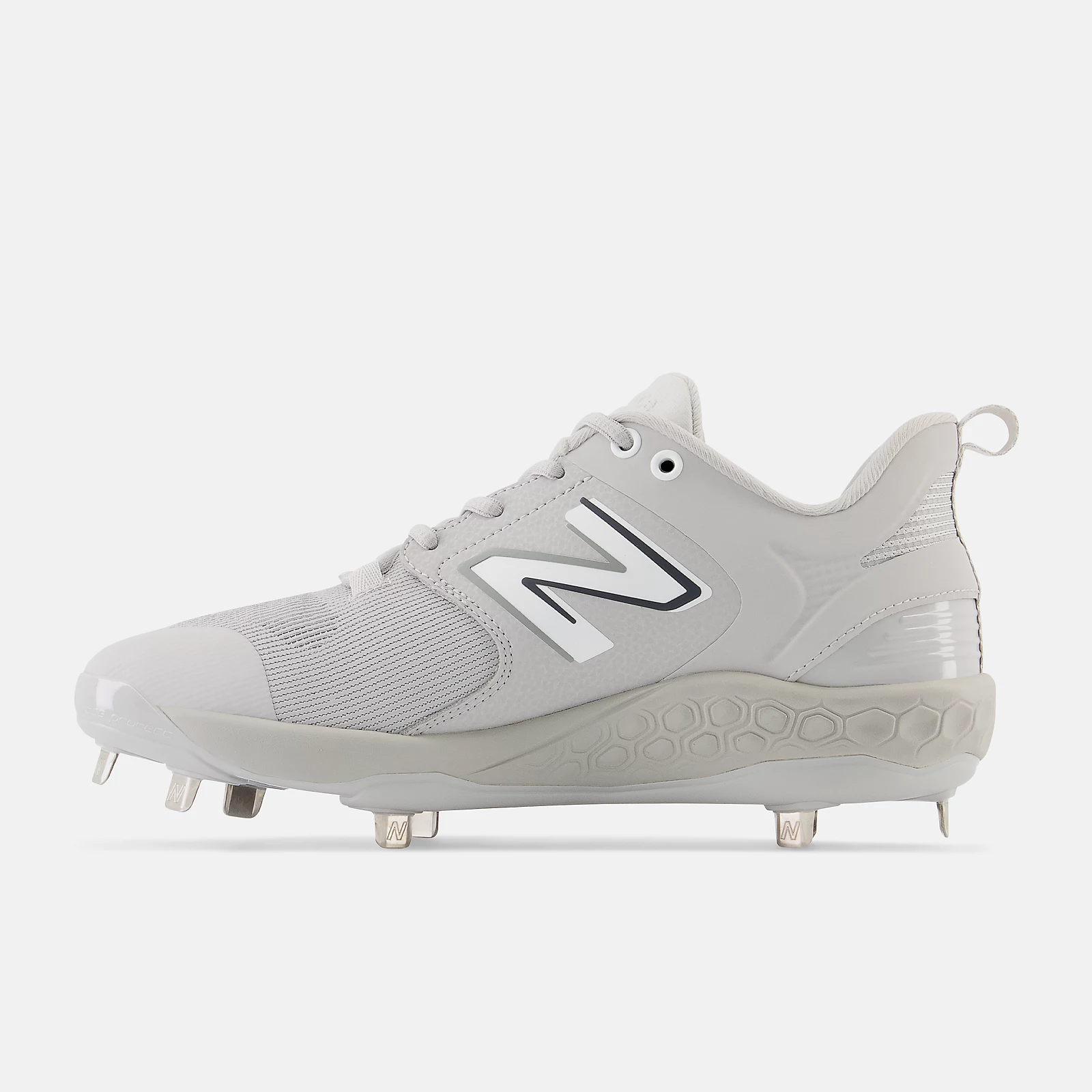New Balance Grey/White L3000v6 Metal Spikes 5 New Balance Grey/White L3000v6 Metal Spikes - Image 3