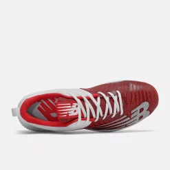 New Balance – Red/White FuelCell 4040v6 Metal Spikes (L4040TR6) -Baseball Bat Sales l4040tr6 4