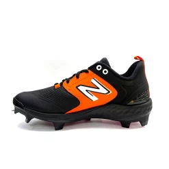 New Balance Black/Orange PL3000v6 Molded Cleats -Baseball Bat Sales pl3000O6 3