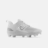 New Balance Grey PL3000v6 Molded Cleats -Baseball Bat Sales pl3000g6 1
