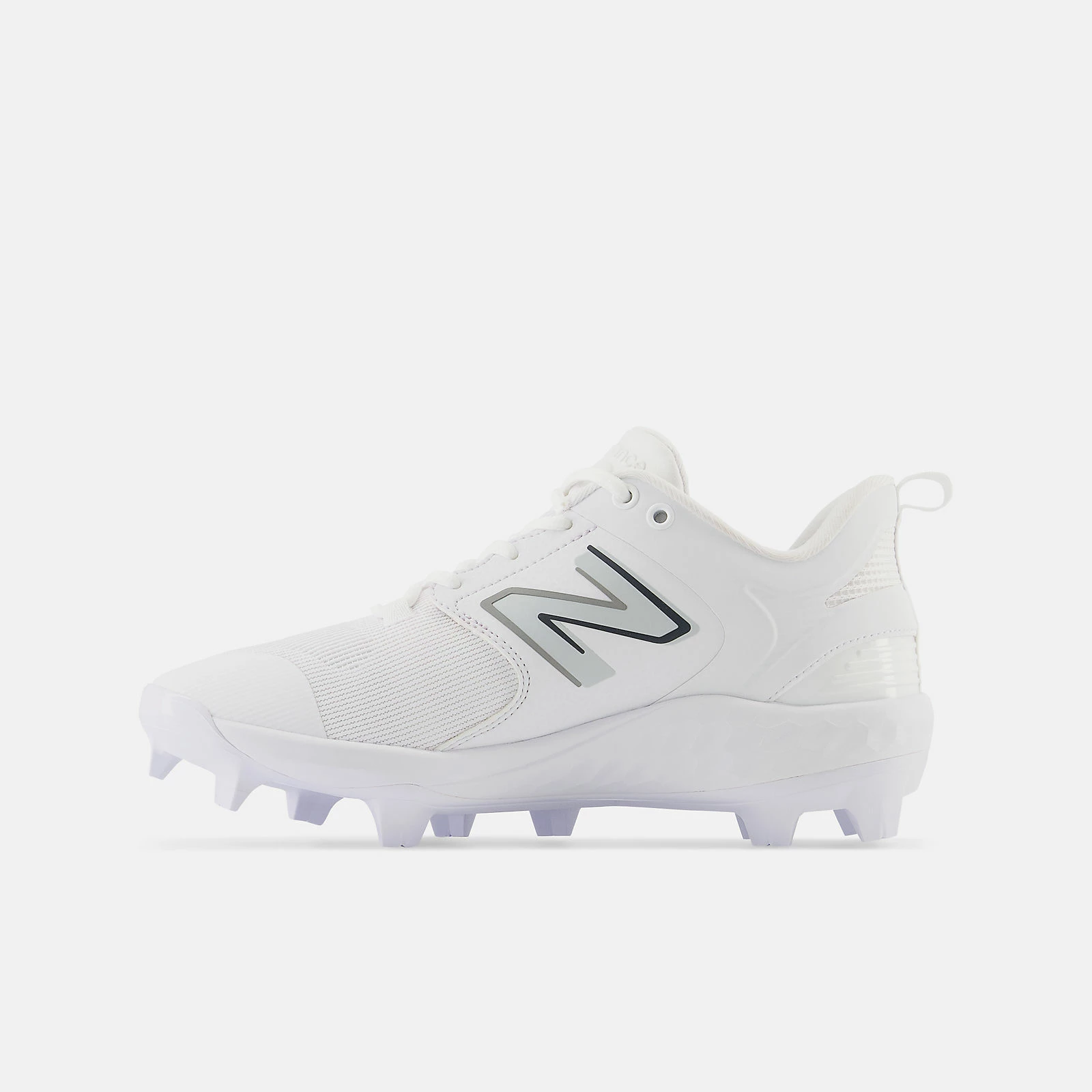 New Balance White PL3000v6 Molded Cleats 5 New Balance White PL3000v6 Molded Cleats - Image 3