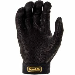 Franklin Pro Classic Batting Gloves – Adult – Black/Gold -Baseball Bat Sales pro classic black 2