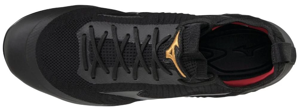 Mizuno Pro Dominant Knit Men’s Spikes – Black (320646) 6 Mizuno Pro Dominant Knit Men’s Spikes – Black (320646) - Image 4