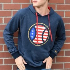 Baseballism – America’s Game Hoodie – Navy (Men’s) -Baseball Bat Sales products america s game 4