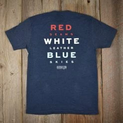 Baseballism – Home Team – Red, White And Blue T-Shirt (Men’s) -Baseball Bat Sales products hometeam rwb 5