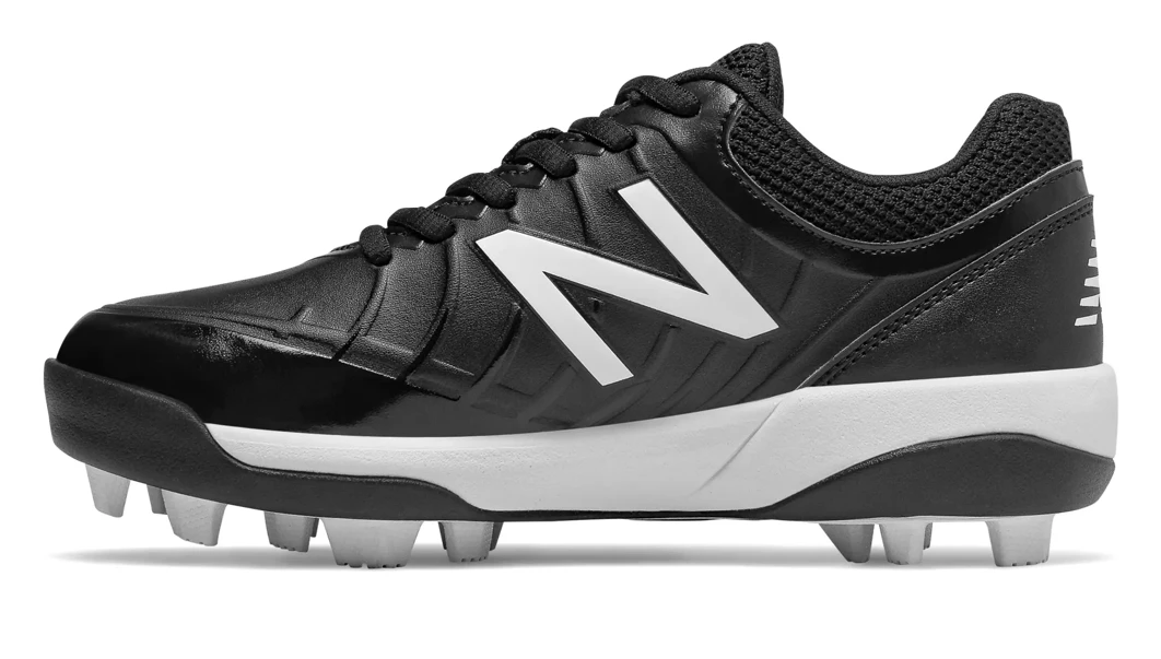 New Balance 4040v5 Youth Molded Cleats – Black/White (J4040BK5) 4 New Balance 4040v5 Youth Molded Cleats – Black/White (J4040BK5) - Image 2