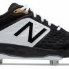 New Balance – Black/White Low-Cut L3000v4 Metal Spikes (L3000BK4) -Baseball Bat Sales products l3000bk4 1