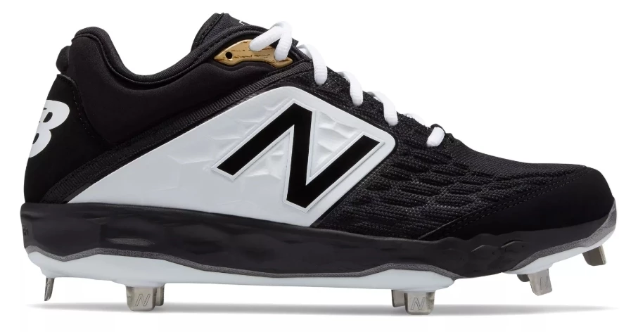 New Balance – Black/White Low-Cut L3000v4 Metal Spikes (L3000BK4) 3 New Balance – Black/White Low-Cut L3000v4 Metal Spikes (L3000BK4)
