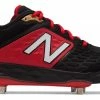 New Balance – Black/Red Low-Cut L3000v4 Metal Spikes (L3000BR4) -Baseball Bat Sales products l3000br4 1