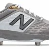 New Balance – Grey/White Low-Cut L3000v4 Metal Spikes (L3000GW4) 2 New Balance – Grey/White Low-Cut L3000v4 Metal Spikes (L3000GW4) -Baseball Bat Sales products l3000gw4 1
