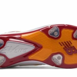 New Balance – Coumarin Pack Spikes – White/Burgundy/Gold (L3000MW3) -Baseball Bat Sales products l3000mw3 4