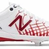 New Balance – White/Red Hero 4040v5 Metal Spikes (L4040AS5) -Baseball Bat Sales products l4040as5 1