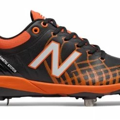 New Balance 4040v5 Metal Spikes – Black/Orange (L4040BO5)