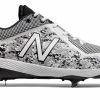 New Balance – White/Black Camo 4040v4 Baseball Spikes (L4040PW4) -Baseball Bat Sales products l4040pw4 1