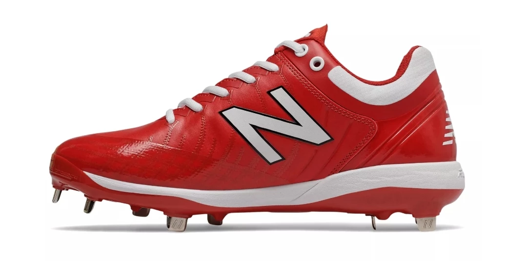 New Balance 4040v5 Metal Spikes – Red/White (L4040TR5) 4 New Balance 4040v5 Metal Spikes – Red/White (L4040TR5) - Image 2
