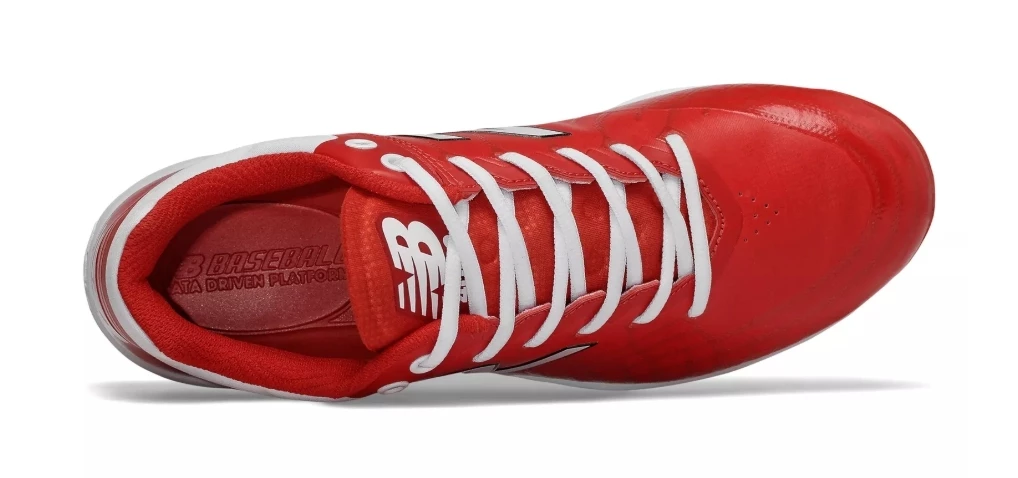New Balance 4040v5 Metal Spikes – Red/White (L4040TR5) 5 New Balance 4040v5 Metal Spikes – Red/White (L4040TR5) - Image 3
