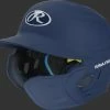 Rawlings Mach Batting Helmet W/ EXT Flap – Navy (MACHEXTR) -Baseball Bat Sales products machextr navy 1