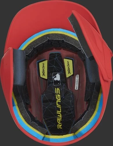 Rawlings Mach Batting Helmet W/ EXT Flap – Red (MACHEXTR) 4 Rawlings Mach Batting Helmet W/ EXT Flap – Red (MACHEXTR) - Image 2
