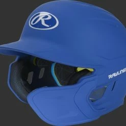 Rawlings Mach Batting Helmet W/ EXT Flap – Royal (MACHEXTR)