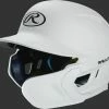 Rawlings Mach Batting Helmet W/ EXT Flap – White (MACHEXTR) -Baseball Bat Sales products machextr white 1