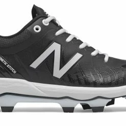 New Balance 4040v5 Adult Molded Cleat – Black/White (PL4040K5)