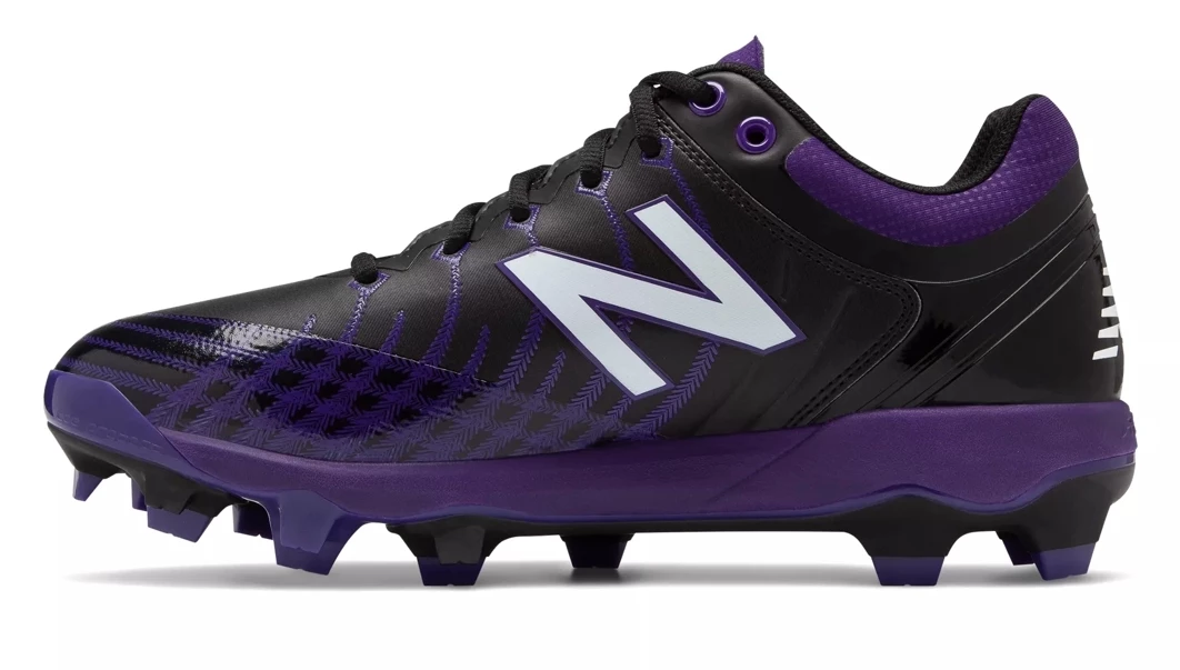 New Balance 4040v5 Adult Molded Cleats β Purple/White (PL4040P5) 4 New Balance 4040v5 Adult Molded Cleats β Purple/White (PL4040P5) - Image 2