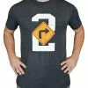 Baseballism Turn 2 Grey T-Shirt (Men’s) -Baseball Bat Sales products turn2 1