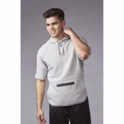 Evoshield Men’s Pro Team Short Sleeve Hoodie – Grey 9 Evoshield Men’s Pro Team Short Sleeve Hoodie – Grey -Baseball Bat Sales products wb6001601 3 1