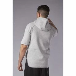 Evoshield Men’s Pro Team Short Sleeve Hoodie – Grey 10 Evoshield Men’s Pro Team Short Sleeve Hoodie – Grey -Baseball Bat Sales products wb6001601 4 1