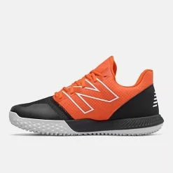 New Balance Black/Orange FuelCell 4040v6 Turf Shoes -Baseball Bat Sales t4040bo6 3